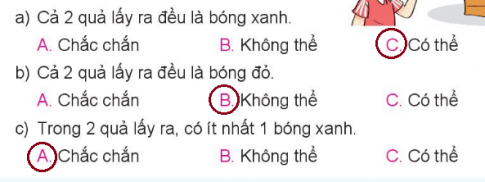 BÀI 74 ÔN TẬP KIỂM ĐẾM SỐ LIỆU VÀ LỰA CHỌN KHẢ NĂNG