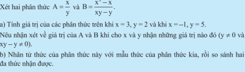 BÀI 5: PHÂN THỨC ĐẠI SỐ