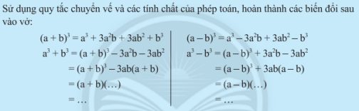 BÀI 3: HẰNG ĐẲNG THỨC ĐÁNG NHỚ