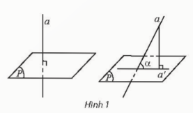 CHƯƠNG VIII: QUAN HỆ VUÔNG GÓC TRONG KHÔNG GIANBÀI 5. GÓC GIỮA ĐƯỜNG THẲNG VÀ MẶT PHẲNG. GÓC NHỊ DIỆNCÂU HỎI MỞ ĐẦUMặt phẳng nghiêng thường được sử dụng trong lao động vì tính tiện dụng của nó. Quan sát hình mặt phẳng nghiêng (P) và mặt đất (Q) trong hình dưới đây và tìm hiểu tại sao: được gọi là góc hợp bởi đường thẳng d và (Q) được gọi là góc hợp bởi hai mặt phẳng (P) và (Q)Đáp án chuẩn: K là hình chiếu vuông góc của C lên (Q)(P)∩(Q), CB⊥AB, BK⊥AB 1. GÓC GIỮA ĐƯỜNG THẲNG VÀ MẶT PHẲNGKhám phá 1: Cho đường thẳng a và mặt phẳng (P)a) Trong trường hợp a vuông góc với (P), tìm góc giữa a và một đường thẳng b tuỳ ý trong (P)b) Trong trường hợp a không vuông góc với (P), tìm góc giữa a và đường thẳng a  là hình chiếu vuông góc của a trên (P)Đáp án chuẩn: a) góc giữa  và đường thẳng  là góc vuông.b) góc giữa  và  là góc .Thực hành 1: Cho hình lập phương ABCD.A'B'C'D'. Tính góc giữa các đường thẳng sau đây với mặt phẳng (ABCD)a) AA'b) BC'c) A'CĐáp án chuẩn: a) .b) .c) .Vận dụng 1: Một tấm ván hình chữ nhật ABCD được dùng làm mặt phẳng nghiêng để kéo một vật lên khỏi hố sâu 2 m. Cho biết AB = 1 m, AB = 3,5 m. Tính góc giữa đường thẳng BD và đáy hố.Đáp án chuẩn: góc giữa đường thẳng  và đáy hồ khoảng .2. GÓC NHỊ DIỆN VÀ GÓC PHẲNG NHỊ DIỆN