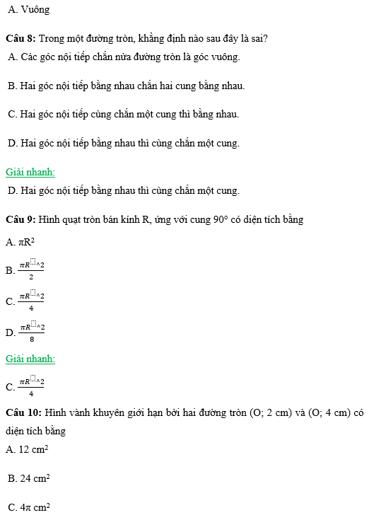 ÔN TẬP CUỐI CHƯƠNG 5