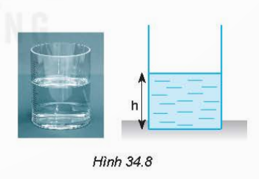 BÀI 34 KHỐI LƯỢNG RIÊNG. ÁP SUẤT CHẤT LỎNGI. Khối lượng riêngCâu 1:Tại sao khối lượng riêng của một chất lại hụ thuộc vào nhiệt độ ?Giải nhanh:Khối lượng riêng được tính bằng thương số giữa khối lượng và thể tích.Khối lượng luôn không thay đổi.Thể tích tăng (giảm) khi nhiệt độ tăng (giảm).Do đó, khối lượng riêng của một chất phụ thuộc vào nhiệt độ.Câu 2: Một hợp kim đồng và bạc có khối lượng riêng là 10,3g/cm3. Tính khối lượng của bạc và đồng có trong 100g hợ kim. Biết khối lượng riêng của đồng là 8,9 g/cm3 , của bạc là 10,4 g/cm3Giải nhanh:Gọi m1,v1,D1 lần lượt là khối lượng, thể tích, khối lượng riêng của bạcGọi m2,v2,D2 lần lượt là khối lượng, thể tích, khối lượng riêng của đồngTa có : m1+m2 = 10.3 (1)v1+v2 = 1 => m1/D1+m2/D2 = 1 =>m1/10,4+m2/8,9 =1 (2)Từ (1) => m1 = 10.3-m2Thay vào (2) ta suy ra : 91,67 - 8,9m2 + 10,4 m2= 92,56 => 1,5 m2=0,89 => m2=0,59 => m1= 9,71Như vậy trong 10,3g hỗn hợ thì có 0,89g đồng và 9,71g bạc. => Trong 100g hỗn hợ sẽ có 5,73g đồng và 94,27g bạcII. Áp lực và áp suấtCâu 1: Hãy dựa vào hình 34.2 hãy cho biết độ lớn của áp lực phụ thuộc vào những yếu tố nào và phụ thuộc như thế nàoGiải nhanh:Độ lớn của áp lực phụ thuộc vào khối lượng của vật và diện tích bề mặt tiếp xúc.Câu 2: Trong hình 34.3, lực nào sau đây là lực đàn hồi , lực ma sát, áp lựca. Lực của chân em bé tác dụng lên sàn nhàb. Lực của tay em bé kéo hộ đồ chơic. Lực của hô đồ chơi tác dụng lên sàn nhàGiải nhanh:a) Chân em bé tác dụng lên sàn nhà một lực là áp lực.b) Tay em bé kéo hộp đồ chơi làm dây căng ra xuất hiện lực đàn hồi.c) Hộp đồ chơi có bánh xe đang lăn trên sàn nhà xuất hiện lực ma sát giữa bề mặt tiếp xúc của bánh xe và sàn nhà.Câu 3: Chứng minh rằng áp lực của cuốn sách tác dụng lên mặt bàn nằm nghiêng một góc α có độ lớn làGiải nhanhThành phần  ép lên mặt phẳng nghiêng theo phương vuông góc nên mặt phẳng nghiêng nên đóng vai trò là áp lực.P1 = P.cosα mà F= P1 => F= P.cosα Câu 4: Tại sao xe tặng năng hơn ô tô nhiều lần lại có thể chạy trên đất bùn ( hình 34.5a ) còn ô tô thì bị lún bánh và sa lầy trên chính quãng đường này ( hình 34.5b)Giải nhanh:Vì xe tăng dùng xích có bản rộng ( diện tích bị ép lớn ) nên áp suất gây ra bởi trọng lượng của xe tăng là nhỏ .Còn ô tô chạy bằng bánh, diện tích bị lớn nên á suất gây ra bởi trọng lượng của ô tô là lớn hơnCâu 5: Trong hai chiếc xẻng được vẽ ở hình 34.6, xẻng nào dùng để xén đất tốt hơn, xẻng nào dùng để xúc đất tốt hơn? Tại sao?Giải nhanh: Xẻng trong hình 34.6b dùng để xén đất tốt hơn vì :  có mũi nhọn, diện tích bị ép nhỏ nên gây ra áp suất lớn lên đất, dễ đi sâu được vào đất hơn do đó sẽ dễ xén đất hơn.Xẻng trong hình 34.6aXẻng trong hình 34.6a dùng để xúc đất tốt hơn vì : có mũi vuông nên phần diện tích bề mặt lớn hơn, do đó mỗi lần xúc sẽ xúc được nhiều đất hơn.  Câu 6: Một người nặng 50kg đứng trên mặt đất nằm ngang. Biết diện tích tiế xúc của bạn chân với đất là 0,015 m2. Tính áp suất người đó tác dụng lên mặt đất khi :a. Đứng cả hai chânb. Đứng một chânGiải nhanh:a. Khi đứng một chân thì ấ suất người đó lên mặt đất là 50.9,80,015 = 32 667,67(N/m2)b. Khi đứng hai chân thì: 50.9,80,015.2=16 333,34 (N/m2)BÀI 34 KHỐI LƯỢNG RIÊNG. ÁP SUẤT CHẤT LỎNG