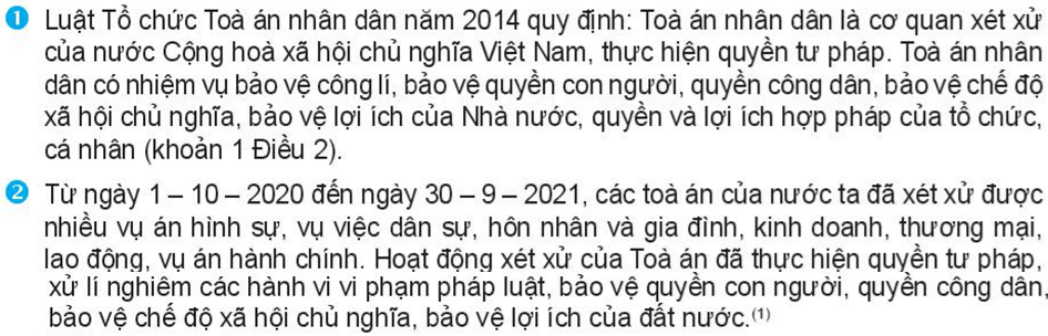 BÀI 22: TÒA ÁN NHÂN DÂN VÀ VIỆN KIỂM SÁT NHÂN DÂN