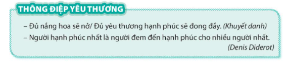BÀI 2. YÊU THƯƠNG CON NGƯỜI 