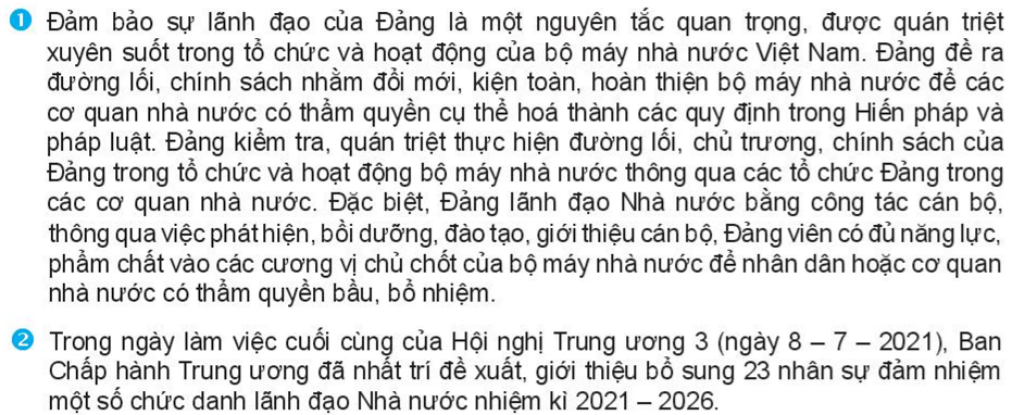 BÀI 20: ĐẶC ĐIỂM, NGUYÊN TẮC TỔ CHỨC VÀ HOẠT ĐỘNG CỦA BỘ MÁY NHÀ NƯỚC CỘNG HÒA XÃ HỘI CHỦ NGHĨA VIỆT NAM