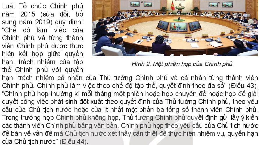 BÀI 21: QUỐC HỘI, CHỦ TỊCH NƯỚC, CHÍNH PHỦ NƯỚC CỘNG HÒA XÃ HỘI CHỦ NGHĨA VIỆT NAM