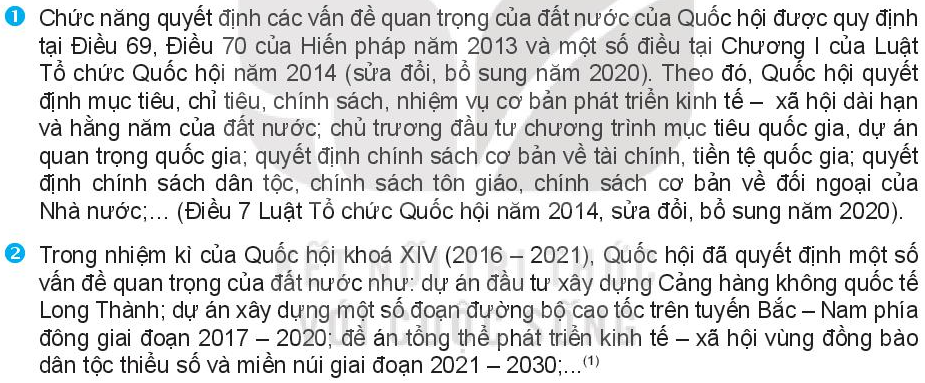 BÀI 21: QUỐC HỘI, CHỦ TỊCH NƯỚC, CHÍNH PHỦ NƯỚC CỘNG HÒA XÃ HỘI CHỦ NGHĨA VIỆT NAM