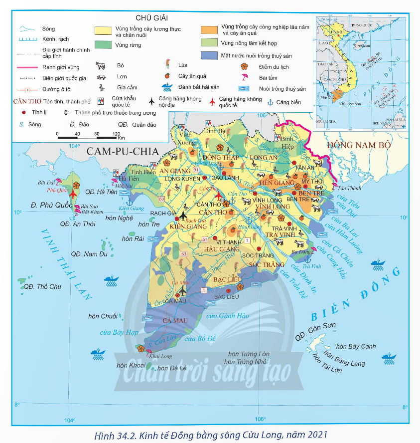 BÀI 34. SỬ DỤNG HỢP LÍ TỰ NHIÊN ĐỂ PHÁT TRIỂN KINH TẾ Ở ĐỒNG BẰNG SÔNG CỬU LONG