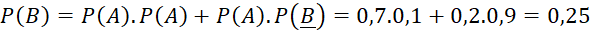 Công thức xác suất toàn phần và công thức Bayes