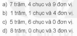 BÀI 51 SỐ CÓ BA CHỮ SỐ