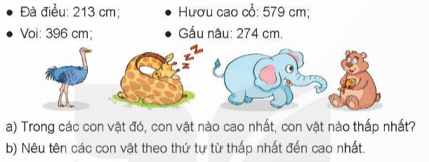 BÀI 53 SO SÁNH CÁC SỐ CÓ BA CHỮ SỐ