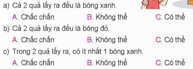 BÀI 74 ÔN TẬP KIỂM ĐẾM SỐ LIỆU VÀ LỰA CHỌN KHẢ NĂNG