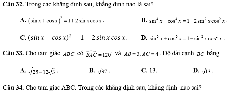 HƯỚNG DẪN CHẤM KIỂM TRA GIỮA GIỮA HỌC KÌ 1 (2023 – 2024)