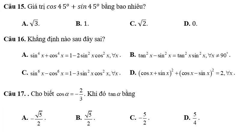 HƯỚNG DẪN CHẤM KIỂM TRA GIỮA GIỮA HỌC KÌ 1 (2023 – 2024)