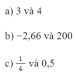 BÀI 4: TỈ SỐ VÀ TỈ SỐ PHẦN TRĂM1. Tỉ số của hai đại lượngBài 1: a) Mai và Lan thi nhau giải cùng một bài toán. Mai làm xong trong 45 phút, Lan làm xong trong 30 phút. Hỏi thời gian Mai làm lâu gấp bao nhiêu lần thời gian Lan làm?b) Trí và Dũng mỗi em câu được một con cá lóc. Con cá của Trí cân nặng 900g, con cá của Dũng nặng 1,3 kg. Hỏi con cá của Dũng nặng gấp bao nhiêu lần con cá của Trí?Giải nhanh:Bài 2: Tính tỉ số của hai đại lượng được cho trong các trường hợp sau:Giải nhanh:Bài 3: Mẹ của bạn Lan hướng dẫn Lan đong nước và gạo nấu cơm như sau: Đong 2 bát gạo và 2 bát rưỡi nước. Em hãy tính tỉ số giữa thể tích nước và gạo trong cách nấu cơm này.Giải nhanh:2. Tỉ số phần trăm của hai đại lượngBài 1: a) Tính tỉ số thích hợp thay vào “?” để có các cặp tỉ số sau bằng nhau.b) Cơ thể người có khoảng 70100 là nước. Hùng cân nặng 40 kg, em hãy cho biết khối lượng nước có trong cơ thể Hùng.Giải nhanh:Bài 2: Tính tỉ số phần trăm của hai số cho trong mỗi trường hợp sau:Giải nhanh:a)  75 %b) -1,33%c)  50 %Bài 3: Một cửa hàng có doanh thu tháng Tư là 400 triệu đồng, doanh thu tháng Năm là 500 triệu đồng. Tính tỉ số phần trăm của doanh thu tháng Năm so với tháng Tư.Giải nhanh:80%3. Bài tập