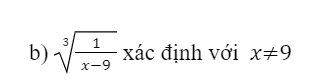 BÀI 3. CĂN THỨC BẬC HAI VÀ CĂN THỨC BẬC BA CỦA BIỂU THỨC ĐẠI SỐ