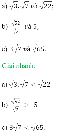 BÀI 2. MỘT SỐ PHÉP TÍNH TÍNH VỀ CĂN BẬC HAI CỦA SỐ THỰC