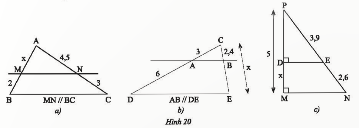 BÀI 1. ĐỊNH LÍ THALES TRONG TAM GIÁC