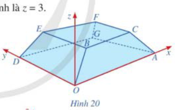 TUYẾN. CẶP VECTOR CHỈ PHƯƠNG CỦA MẶT PHẲNG1. Vector pháp tuyếnHoạt động 1 trang 50 sgk toán 12 tập 2 cdCho hình hộp chữ nhật ABCD.A’B’C’D’ (Hình 2). Giá của vector  có vuông góc với mặt phẳng ABCD hay không?Đáp án chuẩn:Gía  ⊥  (ABCD)Luyện tập-vận dụng 1 trang 51 sgk toán 12 tập 2 cdTrong không gian với hệ tọa độ Oxyz, hãy chỉ ra một vectơ pháp tuyến của:a) Mặt phẳng (Oyz);b) Mặt phẳng (Ozx).Đáp án chuẩn:a)  = (1;0;0) b)  = (0;1;0) 2. Cặp vector chỉ phươngHoạt động 2 trang 51 sgk toán 12 tập 2 cdCho hình hộp ABCD.A B'C'D'. Cho biết hai vectơ có cùng phương hay không. Nhận xét về vị trí tương đối giữa giá của mỗi vectơ   và mặt phẳng (ABCD) (Hình 5).Đáp án chuẩn: nằm trong mặt phẳng ABCD nằm ngoài mặt phẳng ABCD và // với mặt phẳng.Luyện tập-vận dụng 2 trang 51 sgk toán 12 tập 2 cdTrong không gian với hệ tọa độ Oxyz, hãy chỉ ra một cặp vectơ chỉ phương của mỗi mặt phẳng (Oxy), (Oyz), (Ozx).Đáp án chuẩn:Mặt phẳng (Oxy): i = (1, 0, 0);  j = (0, 1, 0)Mặt phẳng (Oyz): j = (0, 1, 0); k = (0, 0, 1)Mặt phẳng (Ozx): i = (1, 0, 0); k = (0, 0, 1)3. Xác định vector pháp tuyến của mặt phẳng khi biết cặp vector chỉ phương Hoạt động 3 trang 52 sgk toán 12 tập 2 cdCho cặp vectơ chỉ phương a=(1;0;1) và b=(2;1;0) của mặt phẳng (P).a) Hãy chỉ ra tọa độ của một vectơ n (n khác 0) vuông góc với cả hai vectơ a và b (Hình 6)b) Vectơ n có là vectơ pháp tuyến của mặt phẳng (P) hay không?Đáp án chuẩn:a)b)  là vectơ pháp tuyến của mặt phẳng (P).Luyện tập-vận dụng 3 trang 52 sgk toán 12 tập 2 cdTrong Ví dụ 3, vectơ   có là vectơ pháp tuyến của mặt phẳng (P) hay không? Vì sao?Đáp án chuẩn: cũng là một vectơ pháp tuyến của mặt phẳng (P).II. Phương trình tổng quát của mặt phẳngHoạt động 4 trang 52 sgk toán 12 tập 2 cdTrong không gian với hệ tọa độ Oxyz, cho mặt phẳng (P) đi qua điểm A(1;-1;2) và có vectơ pháp tuyến là  Giả sử (M(x;y;z)) là một điểm tuỳ ý thuộc mặt phẳng (P) (Hình 7).a) Tính tích vô hướng  theo x, y, z.b) Toạ độ (x; y, z) của điểm M có thoả mãn phương trình:  hay không?Đáp án chuẩn:a) b) Thỏa mãnLuyện tập vận dụng 4 trang 54 sgk toán 12 tập 2 cdChỉ ra một vectơ pháp tuyến của mỗi mặt phẳng sau:a) (P): x-y=0;b) (Q): z-2=0Đáp án chuẩn:a)  b)   III. LẬP PHƯƠNG TRÌNH TỔNG QUÁT CỦA MẶT PHẲNG BIẾT MỘT SỐ ĐIỀU KIỆN1. Lập phương trình tổng quát của mặt phẳng đi qua 1 điểm và biết vector pháp tuyến Hoạt động 5 trang 54 sgk toán 12 tập 2 cdCho mặt phẳng (P) đi qua điểm có   là vectơ pháp tuyến. Giả sử M(x;y;z) là một điểm bất kì thuộc mặt phẳng (P) (Hình 9).a) Tính tích vô hướng  b) Hãy biểu diễn  theo  và A,B,CĐáp án chuẩn:a) b) Luyện tập-vận dụng 5 trang 54 sgk toán 12 tập 2 cdCho hai điểm M(2; 1; 0) và N(3; 0; 1). Lập phương trình mặt phẳng trung trực của đoạn thẳng MN.Đáp án chuẩn:2. Lập phương trình tổng quát của mặt phẳng đi qua 1 điểm và biết được cặp vector chỉ phươngHoạt động 6 trang 55 sgk toán 12 tập 2 cdCho mặt phẳng (P) đi qua điểm I(1:3:-2) có cặp vectơ chỉ phương là  vàa) Hãy chỉ ra một vectơ pháp tuyến  của mặt phẳng (P).b) Lập phương trình mặt phẳng (P) đi qua điểm (1; 3;-2), biết vectơ pháp tuyến Đáp án chuẩn:a) b) (P):Luyện tập-vận dụng 6 trang 55 sgk toán 12 tập 2 cd Cho mặt phẳng (P) đi qua điểm (). Lập phương trình mặt phẳng (P), biết mặt phẳng đó:a) Vuông góc với trục Ox,b) Vuông góc với trục Oy;c) Vuông góc với trục Oz.Đáp án chuẩn:a) b) c)  Hoạt động 7 trang 55 sgk toán 12 tập 2 cdCho ba điểm  cùng thuộc mặt phẳng (P) (Hình 11).a) Tìm toạ độ của các vectơ Từ đó hãy chứng tỏ rằng ba điểm H, I, K không thẳng hàng.b) Lập phương trình mặt phẳng (P) đi qua điểm (H(-1;1;2) biết cặp vectơ chỉ phương là Đáp án chuẩn:a) H, I, K không thẳng hàng.b) Luyện tập-vận dụng 7 trang 56 sgk toán 12 tập 2 cdLập phương trình mặt phẳng đi qua ba điểm M(1; 2; 1), N(0; 3; 2) và P(-1; 0; 0)Đáp án chuẩn:IV. ĐIỀU KIỆN SONG SONG, VUÔNG GÓC CỦA 2 MẶT PHẲNG1. Điều kiện song song của 2 mặt phẳngHoạt động 8 trang 57 sgk toán 12 tập 2 cd Cho mặt phẳng (P1):Và mặt phẳng (P2):a) Gọi lần lượt là vectơ pháp tuyến của hai mặt phẳng  (Hình 14). Tìm liên hệ giữa và b) Tìm hệ số tự do D1, D2 lần lượt của 2 phương trình (1), (2). So sánh D1 và 2D2c) Nêu vị trí tương đối của 2 mặt phẳng (P1), (P2).Đáp án chuẩn:a) b) c) Hai mặt phẳng // và không trùng nhau.Luyện tập-vận dụng 9 trang 58 sgk toán 12 tập 2 cdChứng minh rằng các mặt phẳng:(P): (x-m=0)(Q): (y-m=0)(R): (z-m=0)lần lượt song song với các mặt phẳng (Oyz), (Ozx), (Oxy).Đáp án chuẩn:(P)//(Oyz)(Q)//(Oxz)(R)//(Oxy)2. Điều kiện vuông góc của 2 mặt phẳngHoạt động 9 trang 58 sgk toán 12 tập 2 cdCho mặt phẳng  có phương trình tổng quát là:và mặt phẳng  có phương trình tổng quát là:Gọi  lần lượt là vectơ pháp tuyến của hai mặt phẳng Hai vectơ  có vuông góc với nhau hay không?Đáp án chuẩn:Vectơ  vuông góc với nhau.Luyện tập-vận dụng 10 trang 59 sgk toán 12 tập 2 cdChứng minh rằng hai mặt phẳng (Ozx) và (P): x + 2z - 3 = 0 vuông góc với nhau.Đáp án chuẩn:(Ozx) ⊥ (P): x + 2z - 3 = 0 V. KHOẢNG CÁCH TỪ MỘT ĐIỂM ĐẾN MỘT MẶT PHẲNGHoạt động 10 trang 59 sgk toán 12 tập 2 cdCho mặt phẳng (P) có phương trình tổng quát là  với  là vecto pháp tuyến. Cho điểm  Gọi  là hình chiếu vuông góc của điểm M trên mặt phẳng (P)a) Tính toạ độ của  theo b) Nêu nhận xét về phương của hai vectơ            Từ đó, hãy suy ra rằng=c) Tính các độ dài  theo A, B, C, D. Từ đó, hãy nêu công thức tính khoảng cách từ điểm M0(2;3;4) đến mặt phẳng (P).Đáp án chuẩn: a) b)  //  => c) ; ; Hoạt động 11 trang 60 sgk toán 12 tập 2 cdChứng minh rằng khoảng cách từ điểm M(a, b, c) đến các mặt phẳng (Oyz), (Ozx), (Oxy) lần lượt bằng |a|,|b|,|c|Đáp án chuẩn:Khoảng cách từ điểm M đến mặt phẳng (Oyz): Khoảng cách từ điểm M đến mặt phẳng (Ozx): Khoảng cách từ điểm M đến mặt phẳng (Oxy): Luyện tập-vận dụng 12 trang 60 sgk toán 12 tập 2 cdCho mặt phẳng và mặt phẳnga) Chứng minh rằng: b) Tính khoảng cách giữa hai mặt phẳng song song,Đáp án chuẩn:a)  b) BÀI TẬP