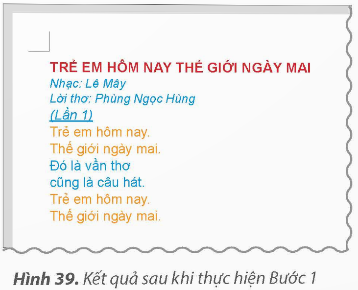 BÀI 7. THỰC HÀNH SOẠN THẢO VĂN BẢN