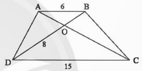 BÀI 2. CÁC TRƯỜNG HỢP ĐỒNG DẠNG CỦA HAI TAM GIÁC1. TRƯỜNG HỢP ĐỒNG DẠNG THỨ NHẤT (C.C.C)Bài 1:  Cho tam giác ABC và tam giác A B'C' có các kích thước như Hình 1. Trên cạnh AB và AC của tam giác ABC lần lượt lấy hai điểm M, N sao cho AM = 2 cm, AN = 3 cma) So sánh các tỉ số b) Tính độ dài đoạn thẳng MNc) Em có nhận xét gì về mối quan hệ giữa các tam giác ABC, AMN và A'B'C'Đáp án chuẩn:a)  b) MN = 4c) ΔAMN=ΔA′B′C′, ΔA′B′C′ ᔕ ΔABC và ΔAMN ᔕ ΔABCBài 2: Tìm trong Hình 4 các cặp tam giác đồng dạng Đáp án chuẩn: Hình b) và d) Hình a) và c) 2. TRƯỜNG HỢP ĐỒNG DẠNG THỨ HAI (C.G.C)Bài 1: Cho tam giác DEF và ABC có DE=  AB,DF= AC, (Hình 5). Trên tia AB, lấy điểm M sao cho AM = DE. Qua M kẻ MN // BC (N∈AC)a) So sánh các tỉ số b) So sánh AN và DFc) Tam giác AMN có đồng dạng với tam giác ABC không?d) Dự đoán sự đồng dạng của hai tam giác DEF và ABCĐáp án chuẩn: a) b) AN = DFc)  ΔAMN ᔕ ΔABCd) ΔDEF ᔕ ΔABCBài 2: Cho tam giác ADE và tam giác ACF có các kích thước như trong Hình 8. Chứng minh rằng ΔADE ᔕ ΔACFĐáp án chuẩn:  (hai góc đối đỉnh)=> ΔADE ᔕ ΔACF (c.g.c)3. TRƯỜNG HỢP ĐỒNG DẠNG THỨ BA (G.G)Bài 1: Cho hai tam giác ABC và A’B’C’ có ;  (Hình 9).Trên cạnh AC, Lấy điểm D sao cho DC = A'C'. Qua D kẻ đường thẳng song song với AB cắt cạnh BC tại E.a) Tam giác DEC có đồng dạng với tam giác ABC không?b) Nhận xét về mối quan hệ giữa tam giác A'B'C' và tam giác DECc) Dự đoán về sự đồng dạng của hai tam giác A'B'C' và ABCĐáp án chuẩn: a) DE // AB => ΔDEC ᔕ ΔABCb)  (cùng = A'C' = DC (gt) (gt)=> ΔA′B′C′=ΔDEC (g.c.g)c) ΔA′B′C′ᔕΔABCBài 2: Quan sát Hình 12.a) Chứng minh rằng ΔABC ᔕ ΔA′B′C′b) Tính độ dài B'C'Đáp án chuẩn: a)   => ΔABCᔕΔA′B′C′ (g.g)b) B'C' = 9Bài 3: Cho hình thang ABCD (AB // CD) có AB = 6m, CD = 15m, OD = 8m (Hình 13). Tính độ dài đoạn thẳng OBĐáp án chuẩn:OB = Bài 4: Qua các trường hợp đồng dạng của hai tam giác, hãy trả lời câu hỏi ở Hoạt động khởi động (trang 67)Đáp án chuẩn: Trường hợpHai tam giác bằng nhauHai tam giác đồng dạng13 cạnh tương ứng bằng nhau3 cạnh tương ứng tỉ lệ22 cạnh tương ứng và một góc kề với hai cạnh bằng nhau2 cạnh tương ứng tỉ lệ31 cạnh và 2 góc kề tương ứng bằng nhauChỉ 2 góc bằng nhau, không cần có điều kiện cạnhBÀI TẬP CUỐI SGKBài 1: a) Tam giác AFE và MNG ở Hình 14 có đồng dạng với nhau không? Vì sao?b) Biết tam giác AFE có chu vi bằng 15 cm. Tính chu vi tam giác MNGĐáp án chuẩn:a)  =  => ΔAFE ᔕ ΔMNGb) Chu vi MNG = 15 . 3 = 45 (cm)Bài 2: Tam giác ABC có độ dài AB = 4 cm, AC = 6 cm, BC = 9 cm. Tam giác A'B'C' đồng dạng với tam giác ABC và có chu vi bằng 66,5 cm. Hãy tính độ dài các cạnh của tam giác A'B'C'Đáp án chuẩn: A′B′ = 14, A′C′ = 21, B′C′ = Bài 3: Một công viên có hai đường chạy bộ hình tam giác đồng dạng như Hình 15. Kích thước của con đường bên trong lần lượt là 300 m, 350 m và 550 m. Cạnh ngắn nhất của con đường bên ngoài là 660 m. Nam chạy bốn vòng trên con đường bên trong, Hùng chạy hai vòng trên con đường bên ngoài. So sánh quãng đường chạy được của hai bạn.Đáp án chuẩn: Bằng nhauBài 4: Xét xem cặp tam giác nào trong các Hình 16a, 16b đồng dạng?Đáp án chuẩn:a) ΔDEF ᔕ ΔABC (c.g.c)b) Hai tam giác này không đồng dạngBài 5: Trong Hình 17, cho biết DE = 6 cm, EF= 7,8 cm, NP = 13 cm, NM = 10 cm,   và  = 420. Tính Đáp án chuẩn: = 420 BÀI 2. CÁC TRƯỜNG HỢP ĐỒNG DẠNG CỦA HAI TAM GIÁC