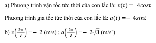 BÀI 3. ĐẠO HÀM CẤP HAII. ĐỊNH NGHĨA+ Tìm y + Tính đạo hàm của y'Đáp án chuẩn:LT1: Tìm đạo hàm cấp hai của hàm số y = sin 3xĐáp án chuẩn:II. Ý NGHĨA CƠ HỌC CỦA ĐẠO HÀM CẤP HAIĐáp án chuẩn:a) Tại thời điểm t0=4s thì v4=39,2 m/sTại thời điểm t1=4,1s thì v4,1=40,18 m/s GIẢI BÀI TẬP CUỐI SGK