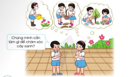 TUẦN 9 - TIẾT 2 - HOẠT ĐỘNG GIÁO DỤC THEO CHỦ ĐỀ - CHĂM SÓC CÂY XANH