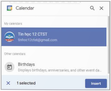 I - MỤC TIÊU BÀI HỌC• Sử dụng được các công cụ YouTube, Calendar, Drive và Collapsible group.• Tạo được trang web nhúng Google Calendar, YouTube, Google Drive.• Tạo được trang web hiển thị dạng nội dung thu gọn.II - KIẾN THỨC CẦN GHI NHỚ