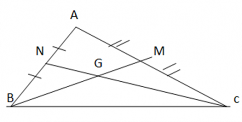 BÀI 34. SỰ ĐỒNG QUY CỦA BA ĐƯỜNG TRUNG TUYẾN, BA ĐƯỜNG PHÂN GIÁC TRONG MỘT TAM GIÁC