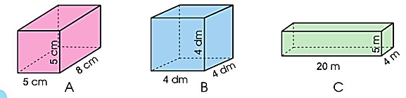 BÀI 65. THỂ TÍCH HÌNH HỘP CHỮ NHẬT, HÌNH LẬP PHƯƠNG