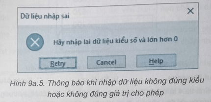 BÀI 9A – SỬ DỤNG CÔNG CỤ XÁC THỰC DỮ LIỆU