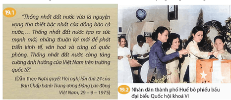 CHƯƠNG 4 – VIỆT NAM TỪ NĂM 1945 ĐẾN NĂM 1991BÀI 19 – VIỆT NAM TỪ NĂM 1976 ĐẾN NĂM 1991