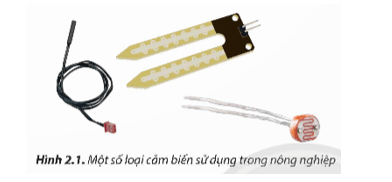 CHỦ ĐỀ 2 – MỘT SỐ CẢM BIẾN THÔNG DỤNG TRONG NÔNG NGHIỆP