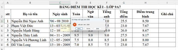 CHỦ ĐỀ E - ỨNG DỤNG TIN HỌC – E3 – SỬ DỤNG BẢNG TÍNH ĐIỆN TỬ NÂNG CAOBÀI 1 – XÁC ĐỊNH DỮ LIỆU NHẬP VÀO BẢNG TÍNH