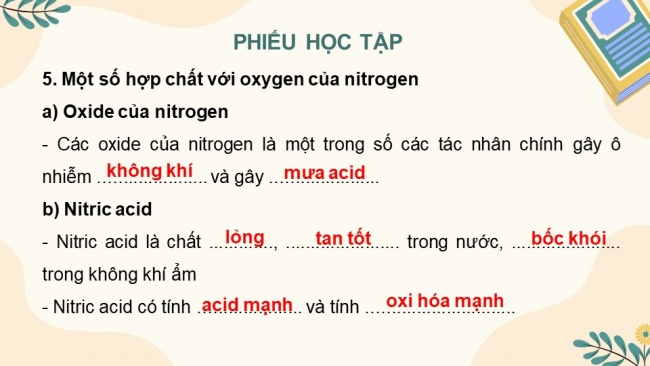 Soạn giáo án điện tử hóa học 11 KNTT Bài 9: Ôn tập chương 2