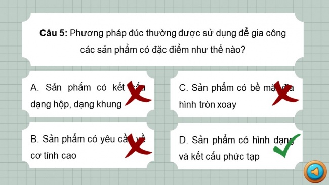 Soạn giáo án điện tử công nghệ cơ khí 11 KNTT: Tổng kết Chương 3