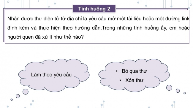 Soạn giáo án điện tử tin học ứng dụng 11 KNTT Bài 9: Giao tiếp an toàn trên internet