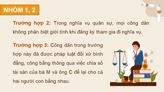 Soạn giáo án điện tử kinh tế pháp luật 11 KNTT Bài 9: Quyền bình đẳng của công dân trước pháp luật