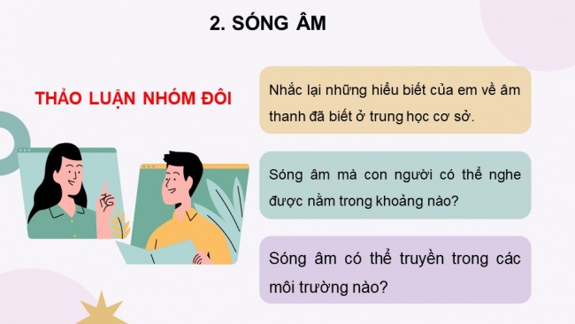 Soạn giáo án điện tử vật lí 11 Cánh diều Chủ đề 2 Bài 2: Sóng dọc và sóng ngang