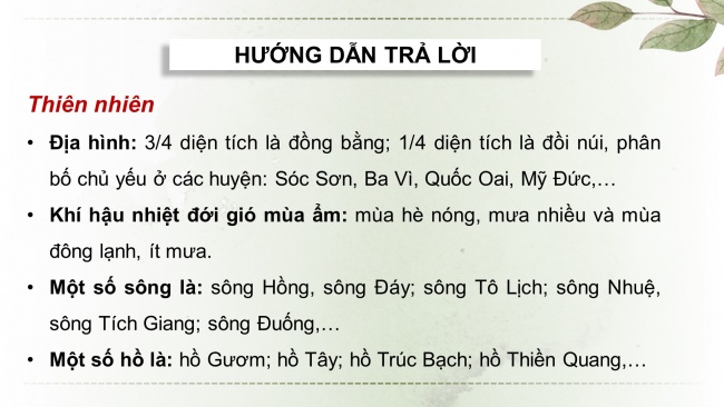 Soạn giáo án điện tử lịch sử và địa lí 4 cánh diều: Ôn tập học kì 1