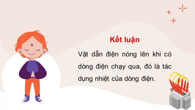 Soạn giáo án điện tử KHTN 8 KNTT Bài 23: Tác dụng của dòng điện