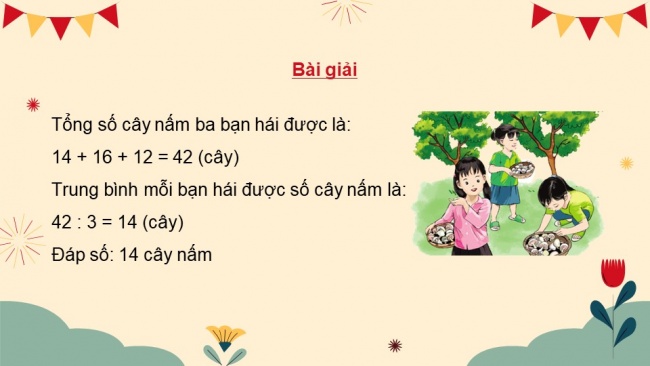 Soạn giáo án điện tử toán 4 cánh diều Bài 28. Tìm số trung bình cộng