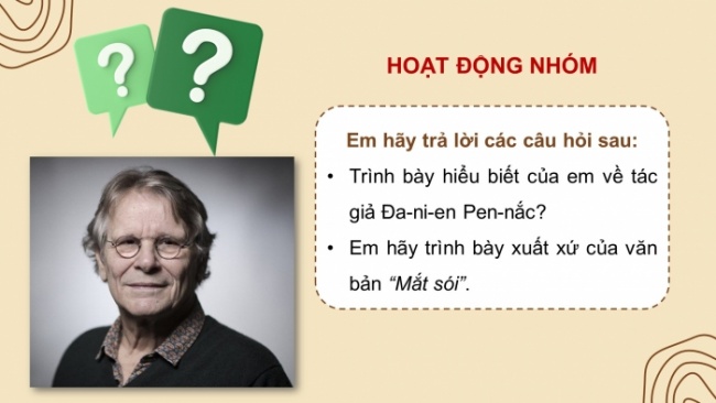 Soạn giáo án điện tử Ngữ văn 8 KNTT Bài 6 Đọc 1: Mắt sói