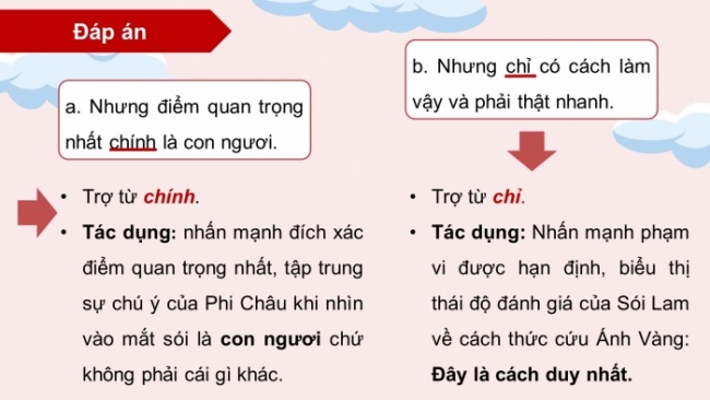 Soạn giáo án điện tử Ngữ văn 8 KNTT Bài 6 TH tiếng Việt: Trợ từ