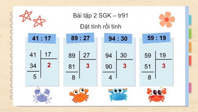 Soạn giáo án điện tử toán 4 cánh diều Bài 40. Chia cho số có hai chữ số