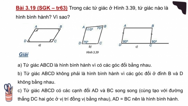 Soạn giáo án điện tử Toán 8 KNTT Bài: Luyện tập chung (tr.62)