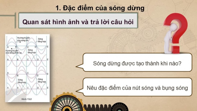 Soạn giáo án điện tử vật lí 11 KNTT Bài 13: Sóng dừng