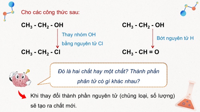 Soạn giáo án điện tử hóa học 11 KNTT Bài 13: Cấu tạo hóa học hợp chất hữu cơ