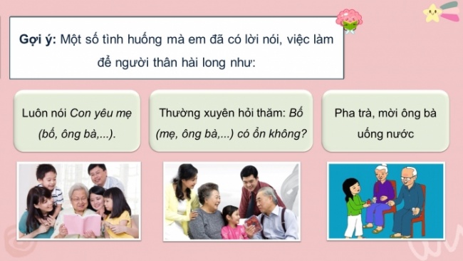 Soạn giáo án điện tử HĐTN 8 KNTT Chủ đề 5 HĐGDTCĐ 1: Tôn trọng, thuyết phục và ứng xử để người thân hài lòng