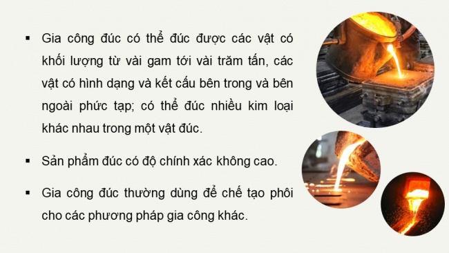 Soạn giáo án điện tử công nghệ cơ khí 11 KNTT Bài 8: Một số phương pháp gia công cơ khí